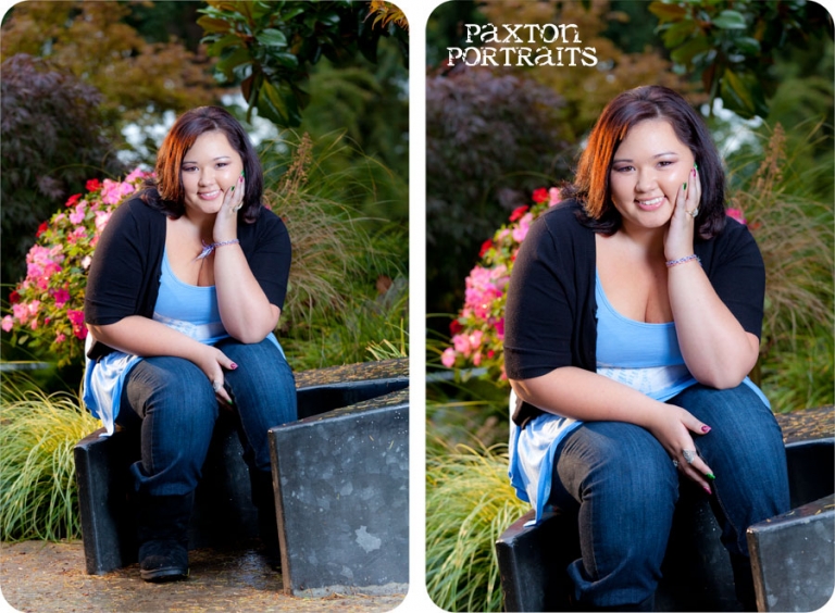 Cute Senior Portraits for Girls in Everett, Washington