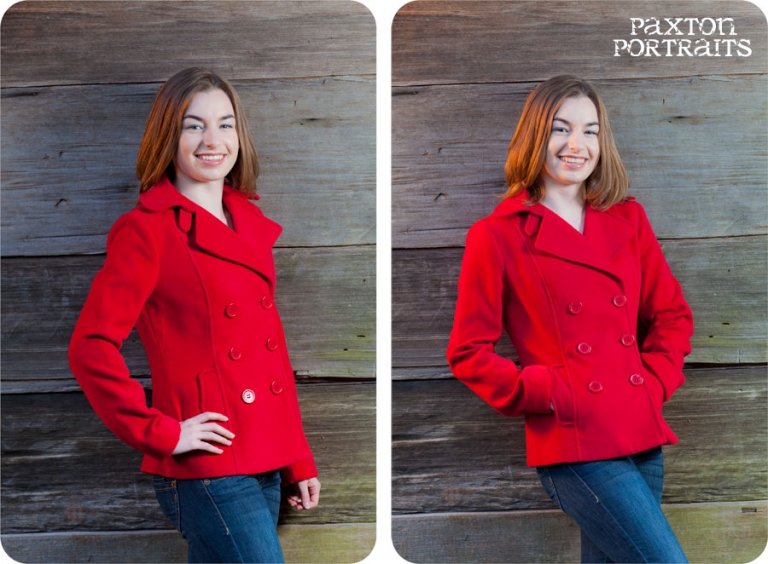 Senior Pictures of Girls Wearing Red - Paxton Portraits