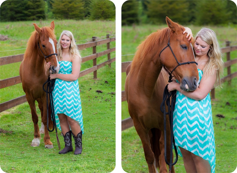 High School Senior Pictures with a Horse