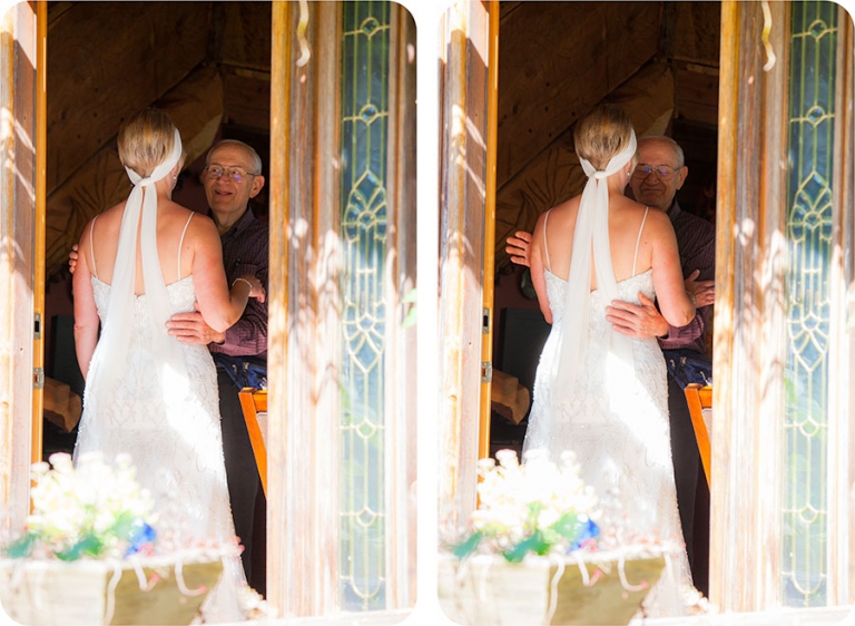 Father Daughter Wedding Pictures on Camano Island