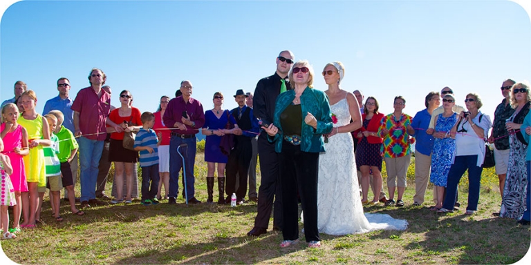 Wedding Ceremony Pictures on Camano Island, Washington