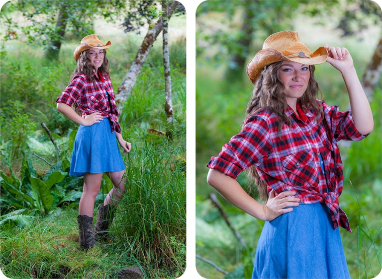 Senior Portraits for Cow Girls in Arlington, Washington