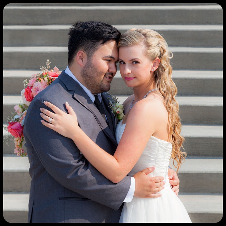 Bride and Groom Preparing For Their Wedding at Rose Hill Community Center