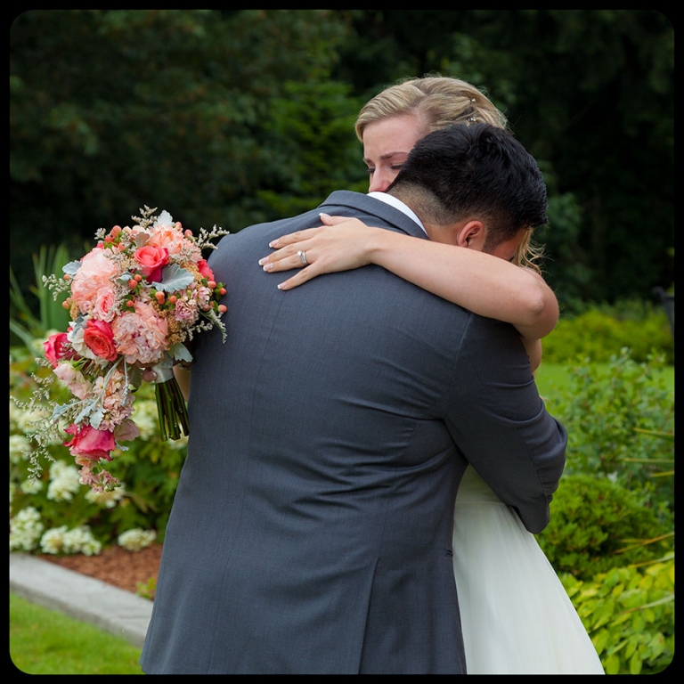 Bride and Groom Wedding at Rose Hill Community Center