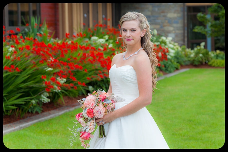 Bride Meets Her Groom Before Wedding at Rose Hill Community Center