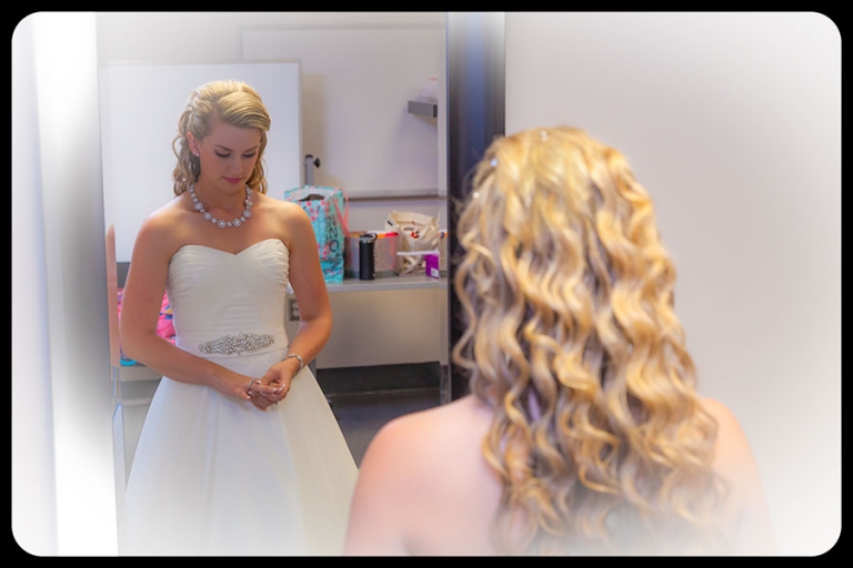 Wedding Bride Getting Ready at Rose Hill Community Center in Mukilteo, Washington