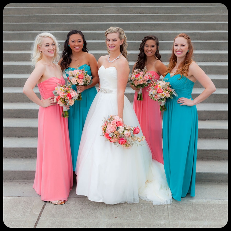 Wedding Bridesmaids at Rose Hill Community Center