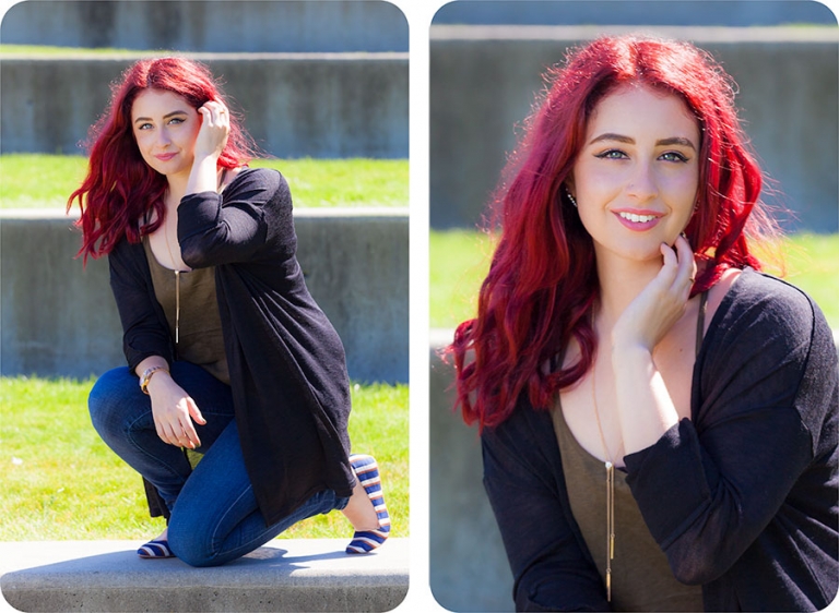 Affordable Senior Portraits for Girls in Mukilteo, Washington